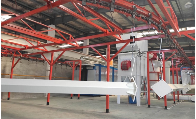 昆山無錫靜電噴塑 噴漆噴塑生產線